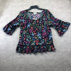 John Paul Richard size large 3/4 sleeve blouse